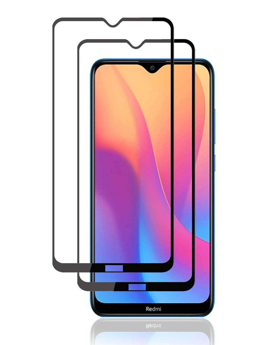 

Защитное стекло Xiaomi Redmi 8A \ Защитное стекло для Ксиаоми Редми 8А (полная поклейка на весь экран), Черный