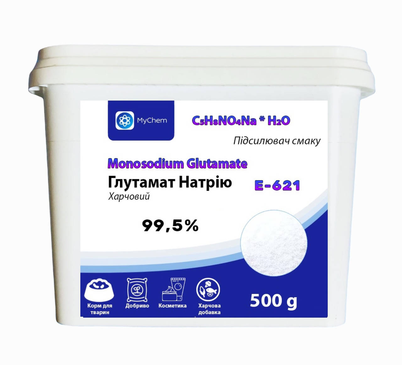 

Глутамат натрия усилитель вкуса 500 г Пищевая добавка E-621