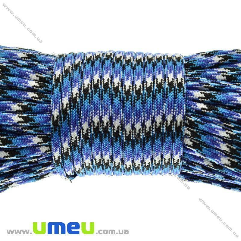 

Шнур паракорд семижильный меланж 4 мм, Синий, 1 м (LEN-024920)