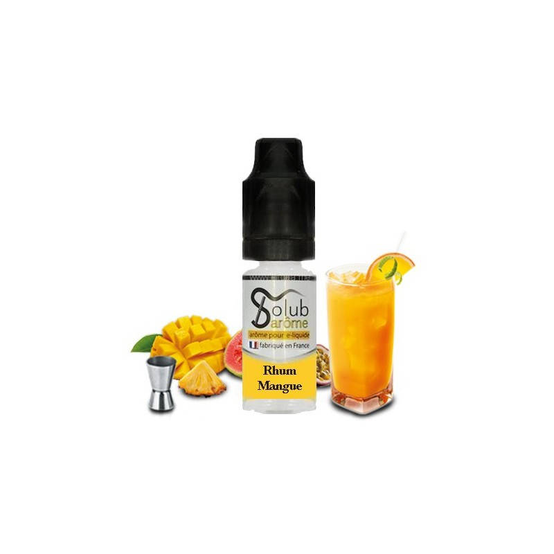 

Ароматизатор Solub "Rhum mangue" со вкусом рома и манго 5 мл
