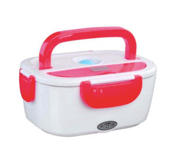 

Автомобильный электрический ланч бокс с подогревом от прикуривателя, 12v, красный