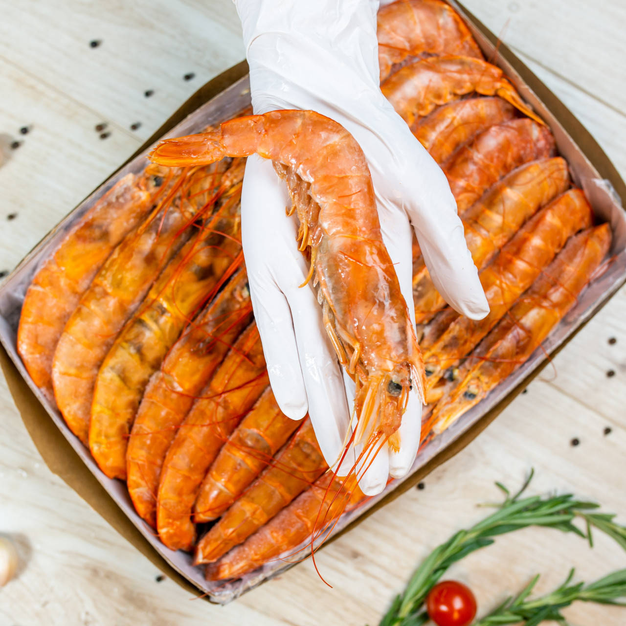 

Лангустина с головой L1 (10-20 шт/кг)