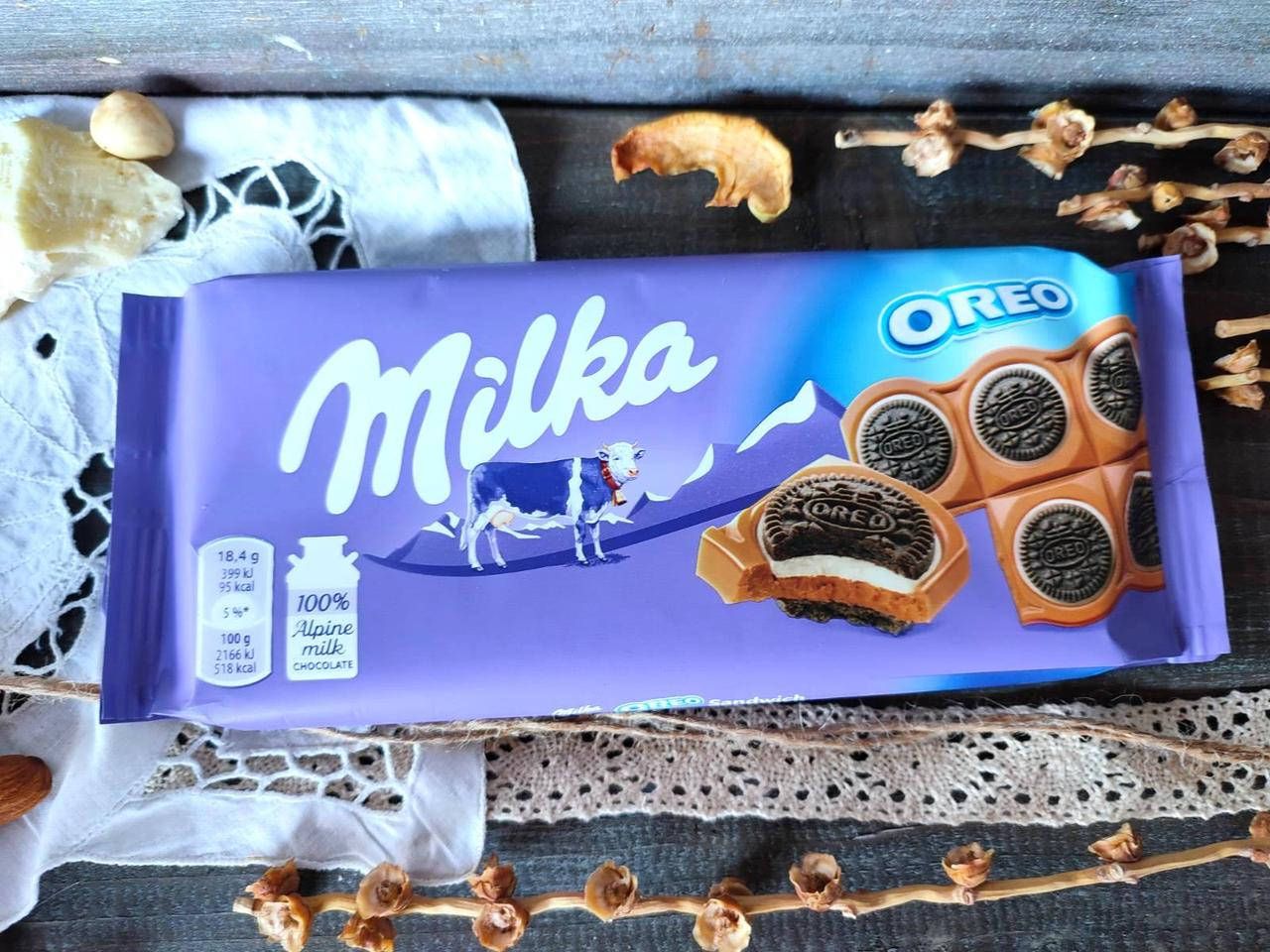

Молочный шоколад Milka Oreo, 85 г
