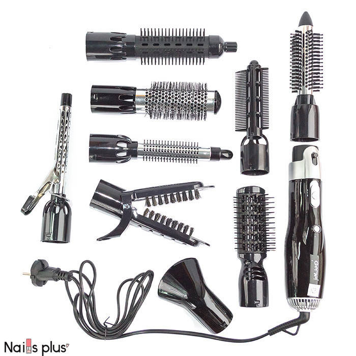 

Воздушный стайлер для волос 10 в 1 GEMEI GM-4833 / Фен щетка / утюжок / плойка