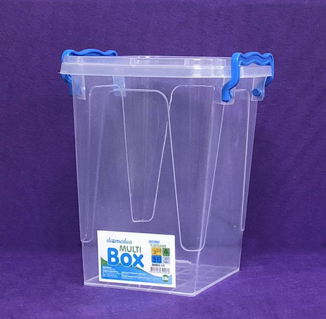 

Ланч-бокс пищевой 10.5x10,5x13 (cm) 0.85(л) A-6, Прозрачный