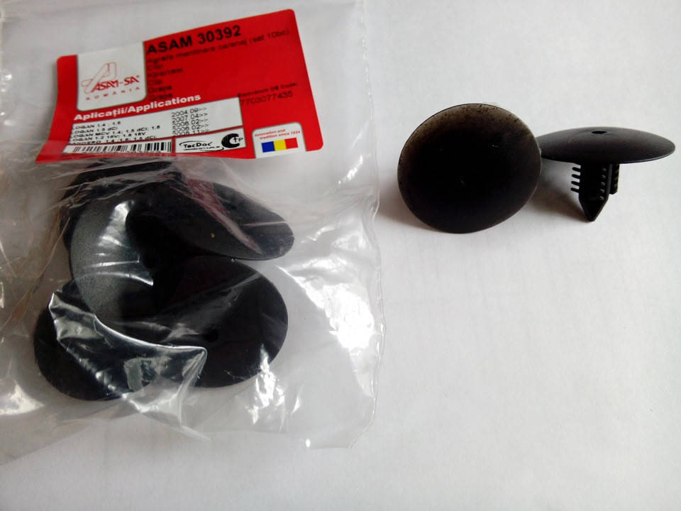 

ASAM 30392 - Клипса (пистон) подкрылка на Renault Grand Scenic 3