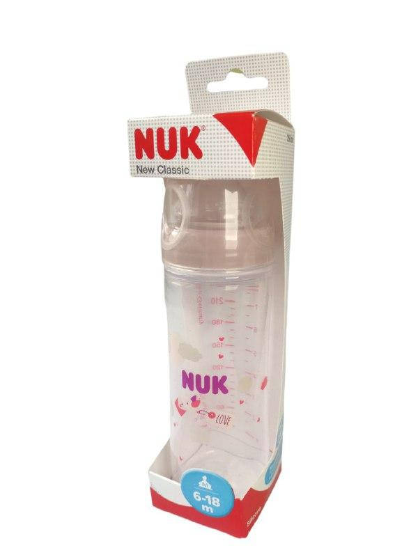 

Бутылочка для кормления NUK 250 мл, Розовый