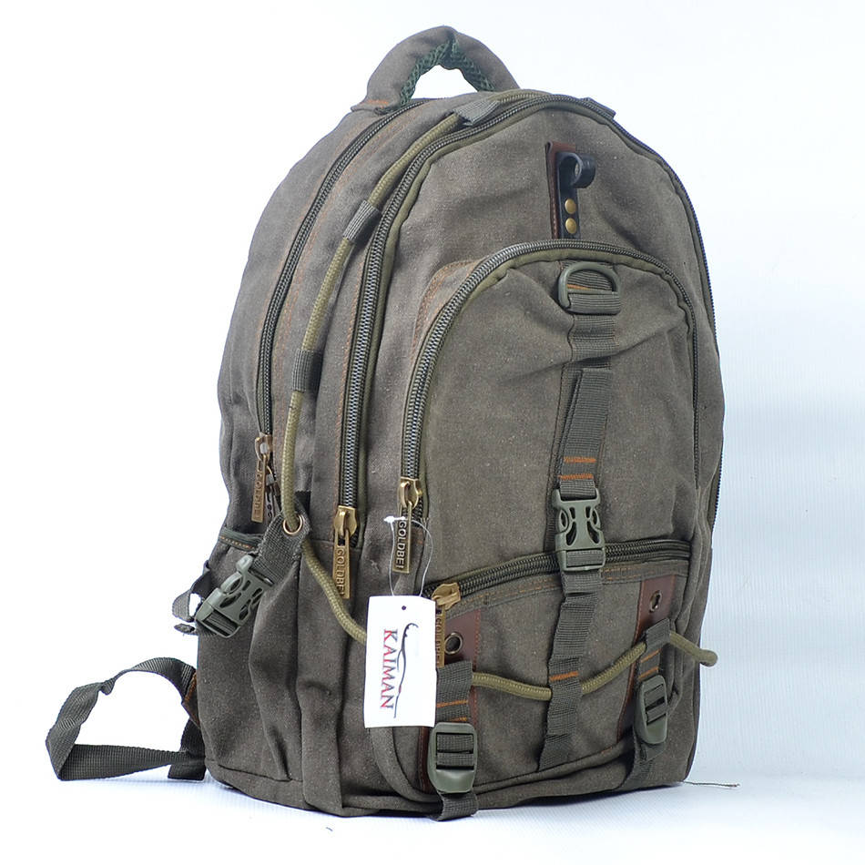 

Рюкзак брезентовый фирмы Kaiman - большой размер, Разные цвета