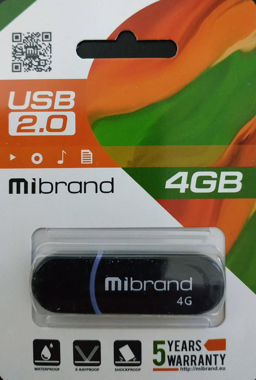 

Флеш накопитель Mibrand Panther 4 гб, Черный