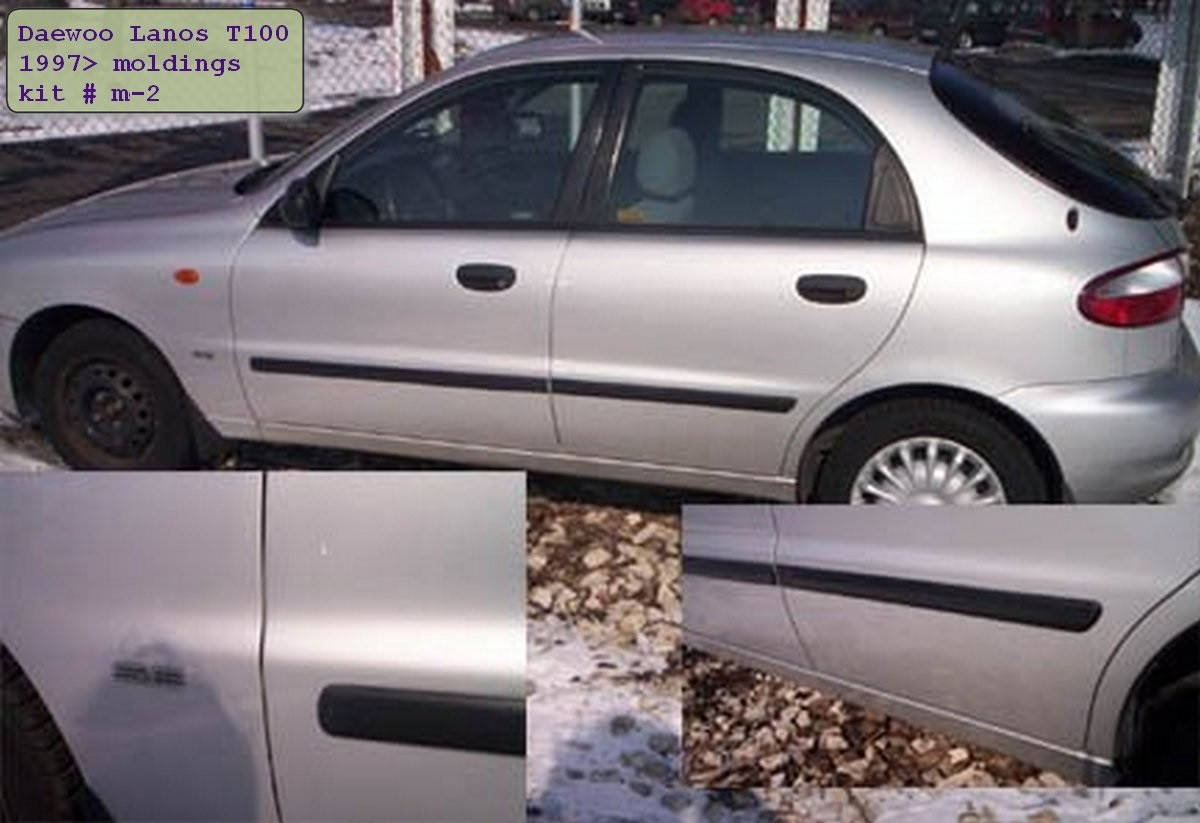 

Молдинги на двери для Daewoo Lanos 5dr хетчбек / 4dr седан