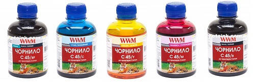 

Комплект чернил WWM C45 для Canon (5 х 200г)