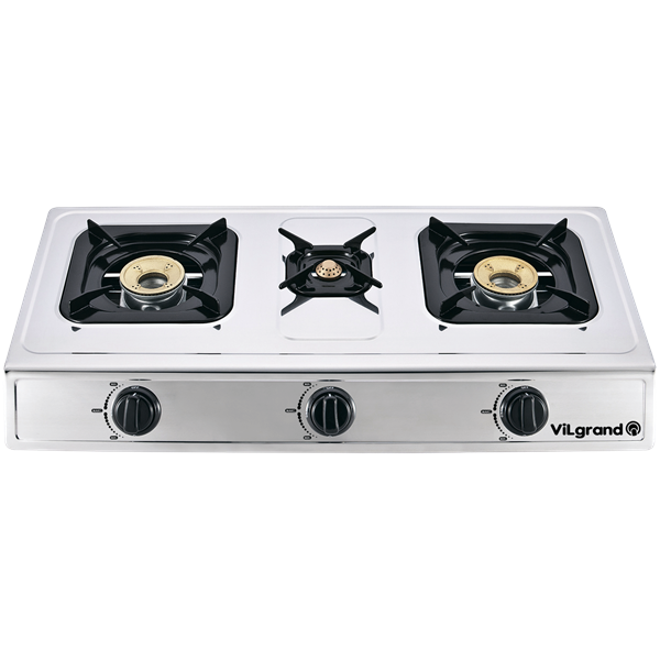 

Таганок газовый нержавейка Vilgrand VGS-1014 ( нержавеющая сталь) плита газовая настольная