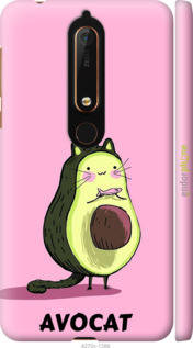 

Чехол на Nokia 6.1 Avocat "4270c-1628-2448", Розовый