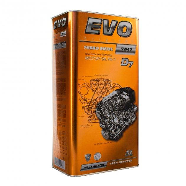 

Моторное масло EVO D7 5W-40 TURBO DIESEL 5L ( D7 5L 5W-40 TURBO DIESEL )