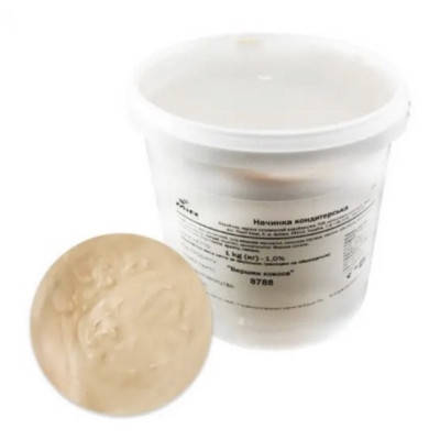 

Начинка Сливки Кокоса, ТМ Мир, 1кг.