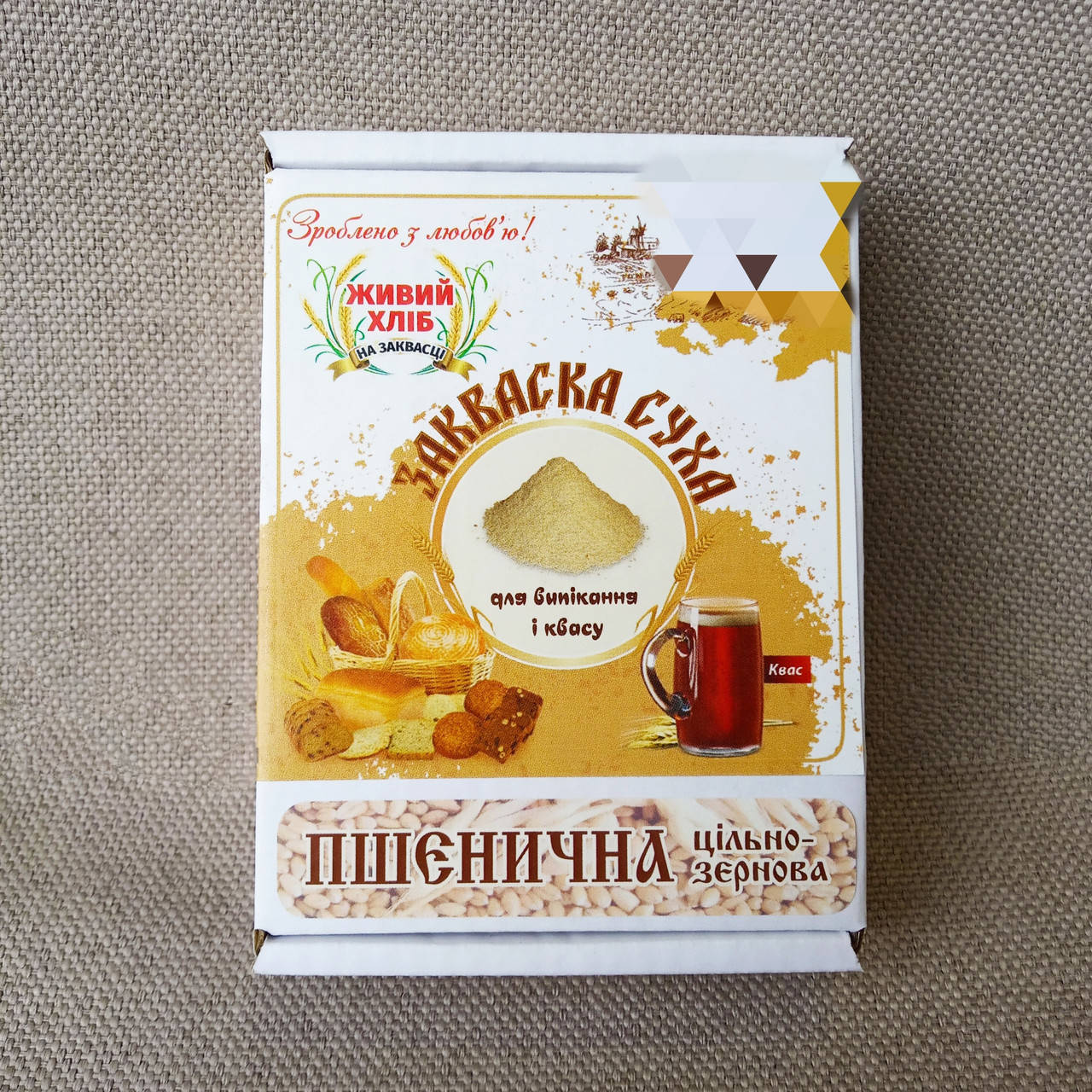 

Закваска Пшеничная цельнозерновая для выпечки и кваса
