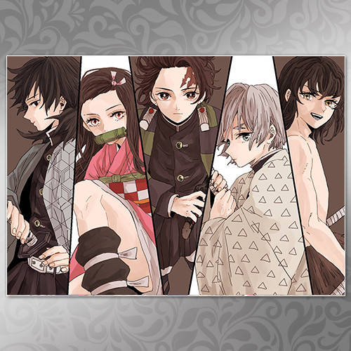 

Плакат Аниме Kimetsu no Yaiba 009