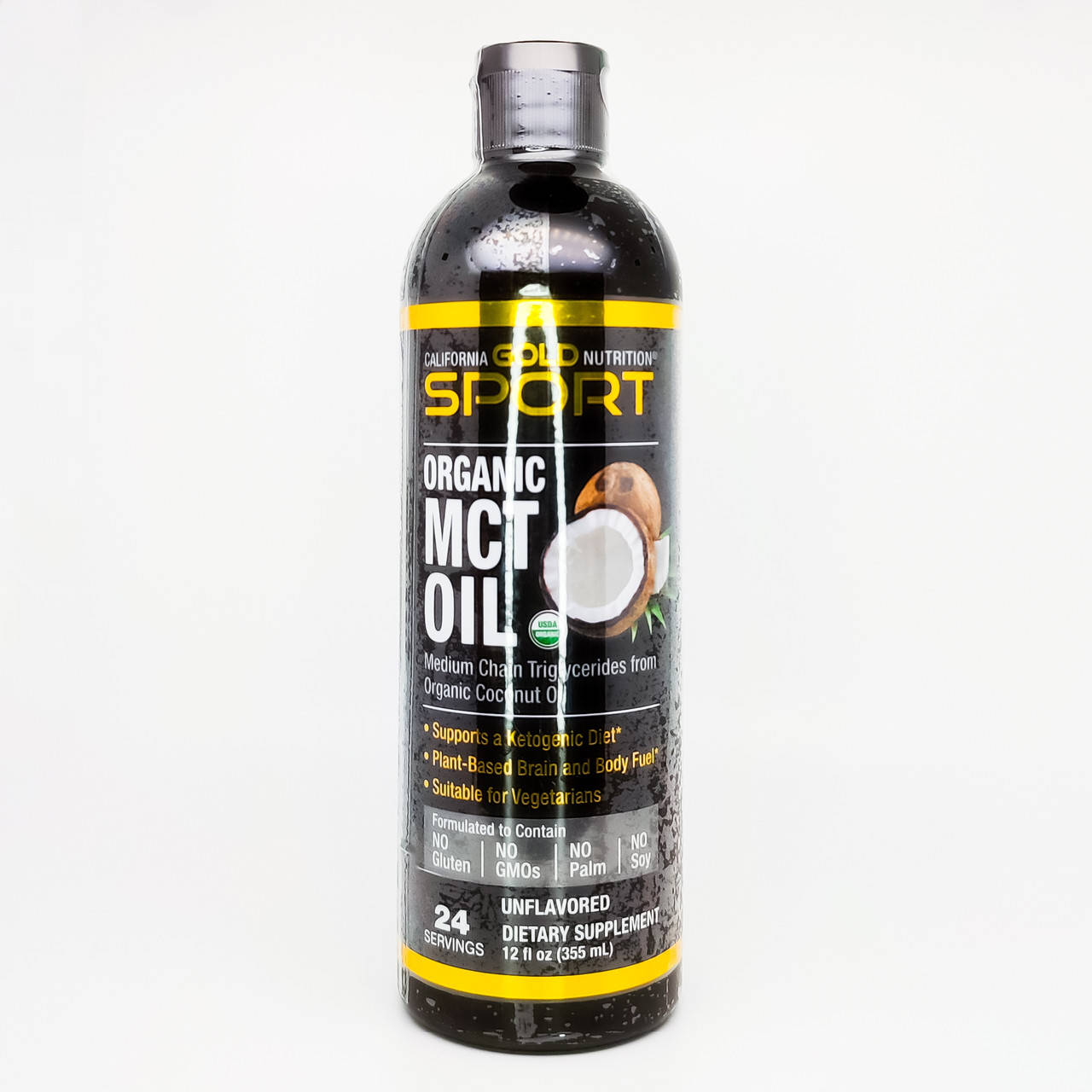 

Органическое MCT масло! California Gold Nutrition Sport MCT Oil 355 мл.