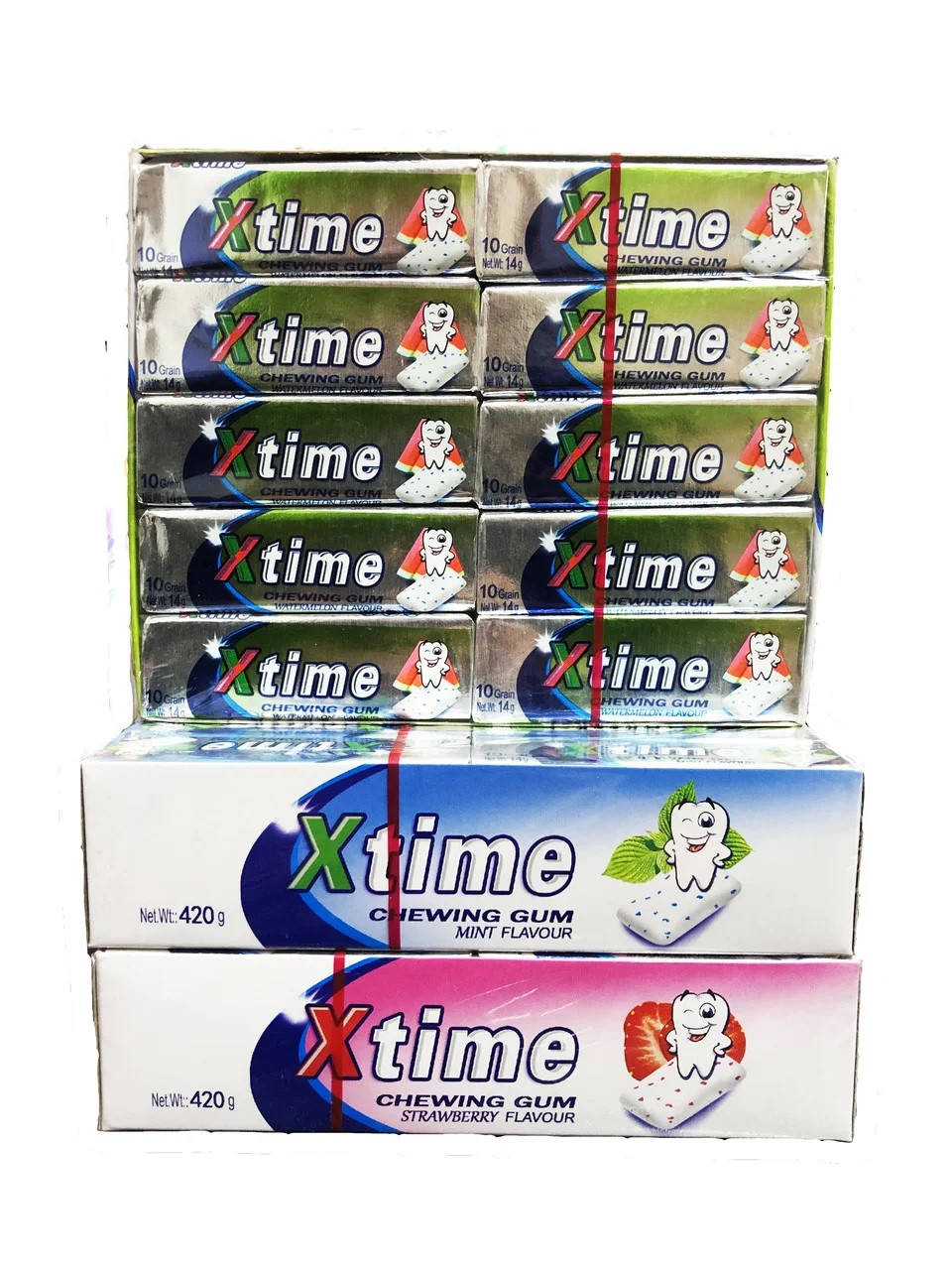 

Жевательная Резинка X-Time мята 30шт