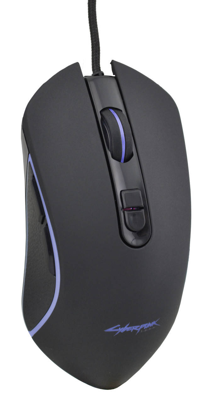 

Проводная мышка Cyberpunk CP-100 с RGB подсветкой (96490), Черный
