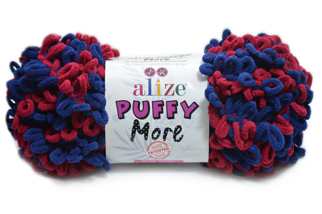 

Alize Puffy More, №6268, Секционное крашение