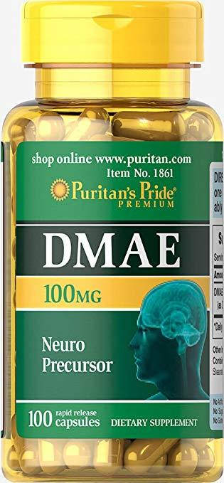 

ДМАЕ Puritan's Pride DMAE 100 mg 100 caps