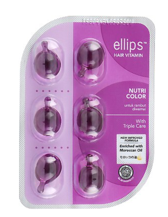 

Витамины д/волос Ellips Nutri Color 6*1 (УПАКОВКА)