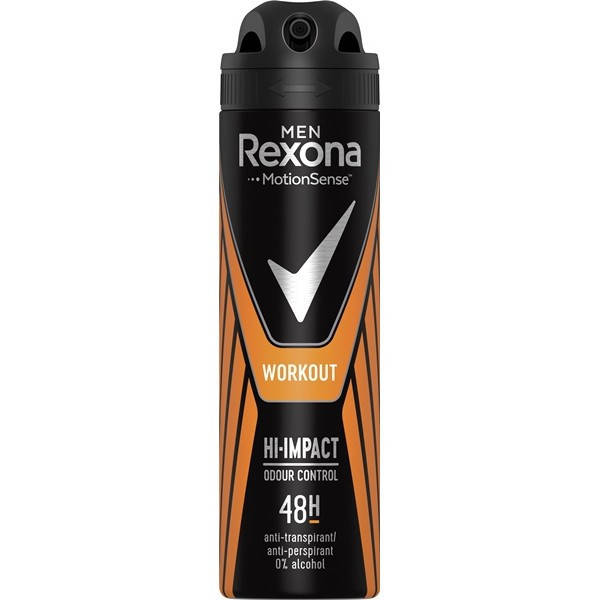 

Антиперспирант Rexona Men Аэрозоль Workout, 150 мл