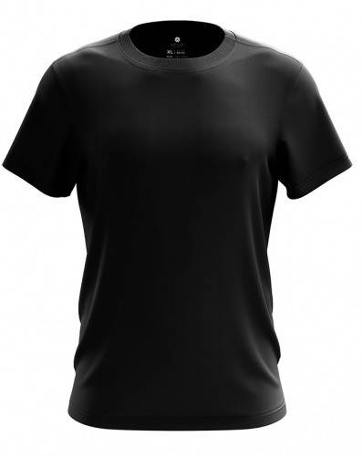 

Футболка мужская COTTON black черная