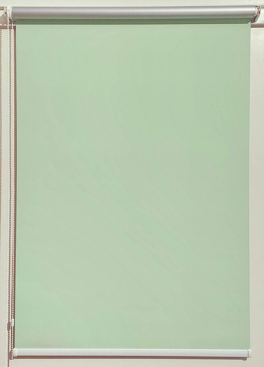 

Рулонная штора Блэкаут Бостон 575*1500 Фисташка, Зелёный
