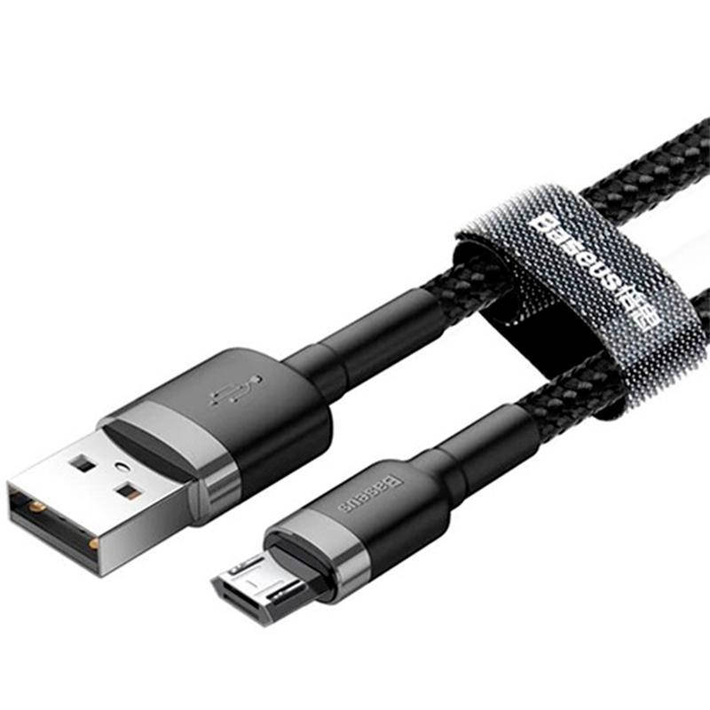

Кабель USB Baseus Cafule MicroUSB CAMKLF-BG1 Black 1m, Черный