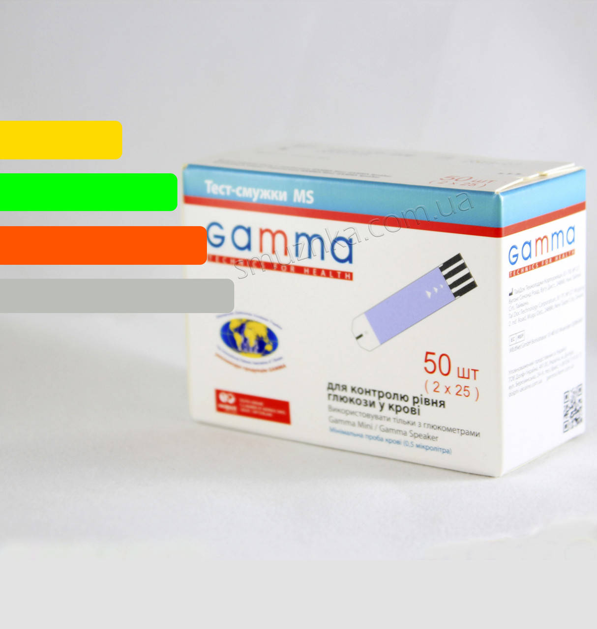 

Тест полоски Gamma MS 50шт. - Гамма МС