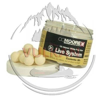 

Карповые бойлы CC Moore Live System White Pop Ups 13-14мм (35шт)