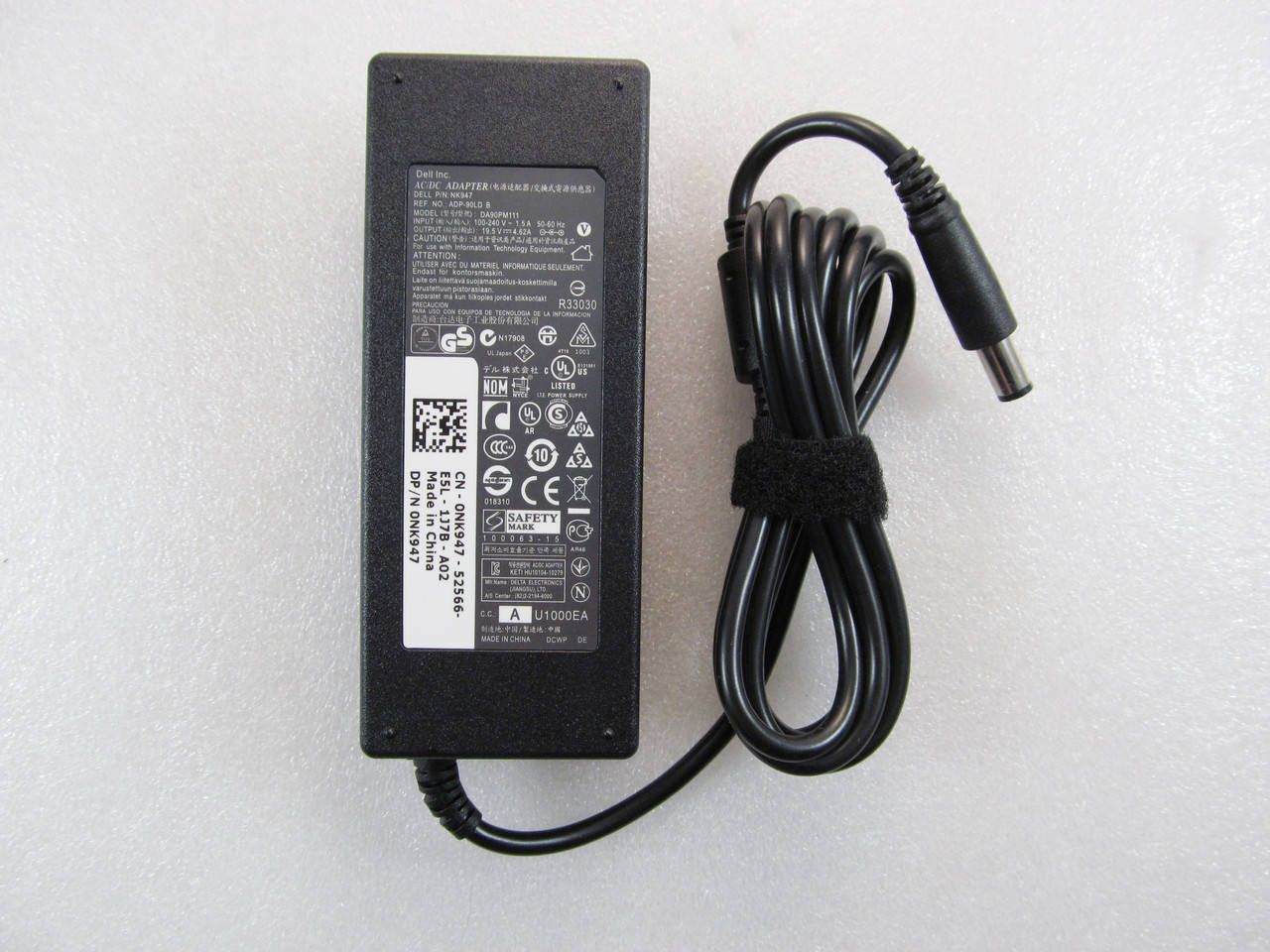 

Блок питания Dell 90W DA90PM111 delta-корпус 19.5V, 4.62A, разъем 7.4/5.0(pin inside) [3-pin] ОРИГИНАЛЬНЫЙ