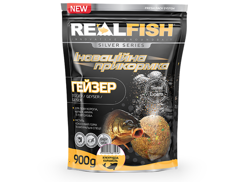 

Прикормка Real Fish гейзер