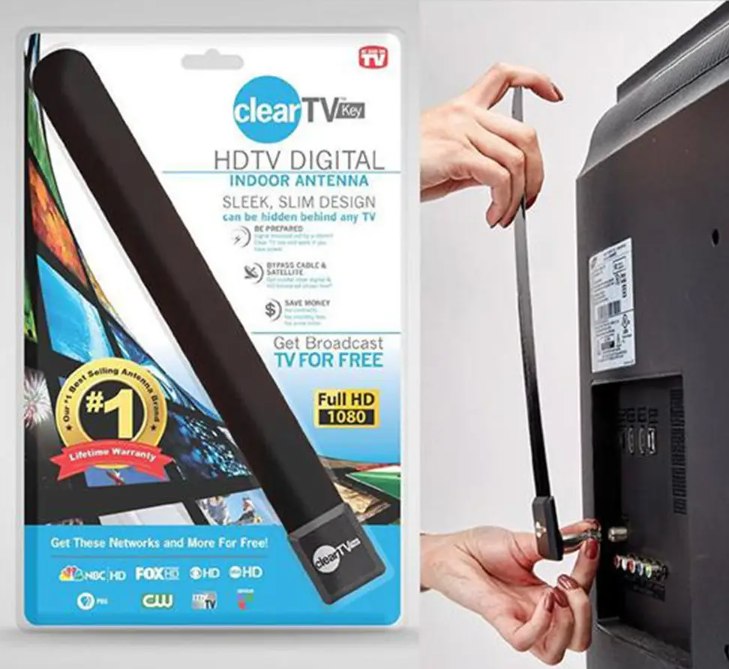 

Телевізійна HD антена підсилювач сигналу Clear TV для Т2 тюнера