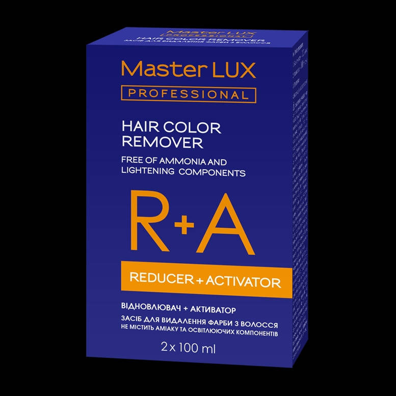 

Засіб для зняття фарби та пігментів з волосся Master LUX hair color remover