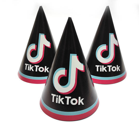 

Колпак праздничный 15см, "Tik Tok"