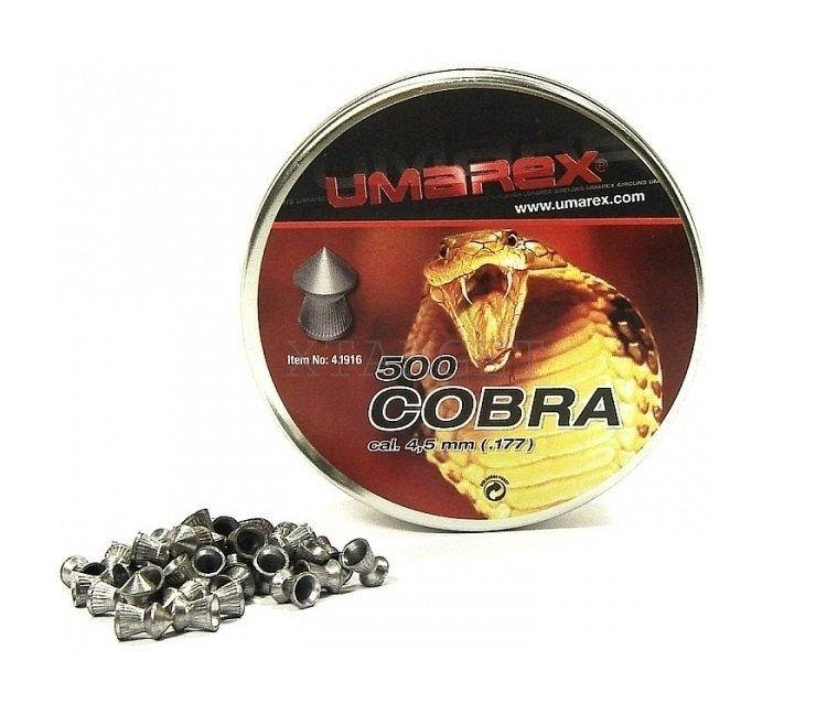 

Пульки 4.5 мм Umarex Cobra 500 шт. , 0.56 гр