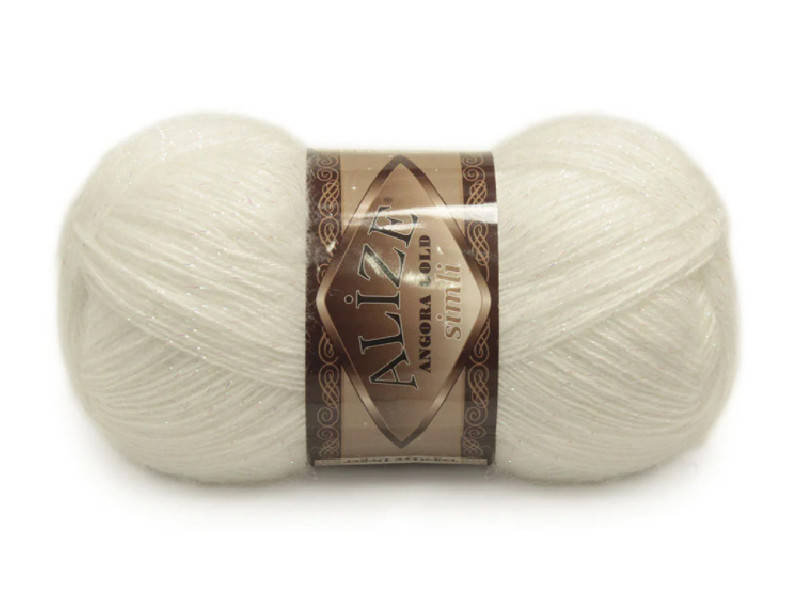 

Alize Angora Gold Simli, Белый №55