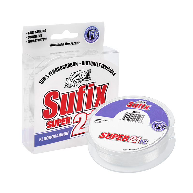 

Леска флюорокарбоновая SUFIX SUPER 21 FC 30m 0.35mm/CLEAR 8.2kg, Прозрачный