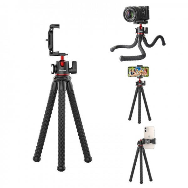 

Гибкий штатив с держателем для телефона и холодный башмаком Ulanzi MT-33