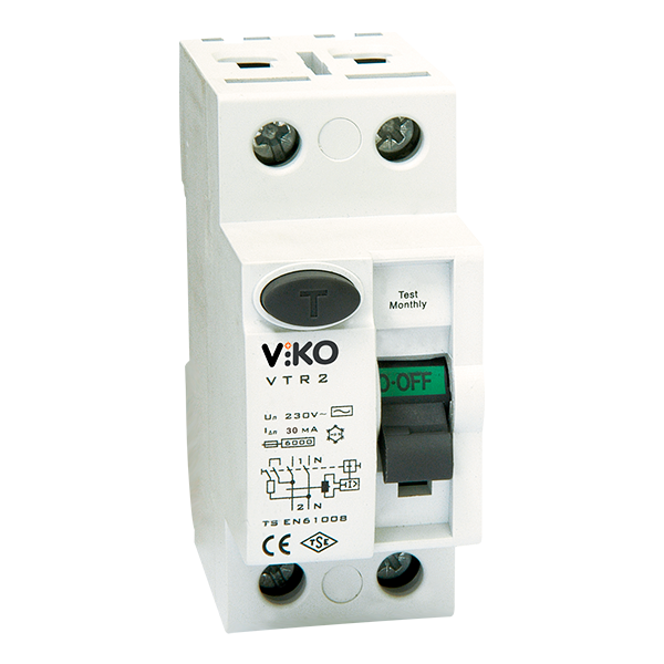 

УЗО VIKO 1P+N 40А 6kA 30mA 230V(6)