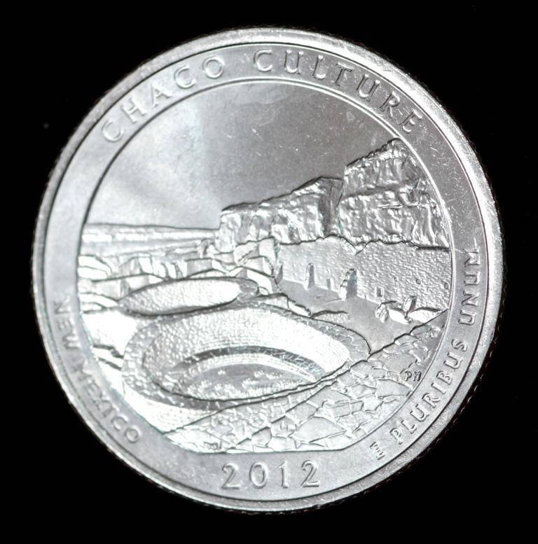 

Монета США 1/4 доллара 2012 г. Национальный исторический парк Чако