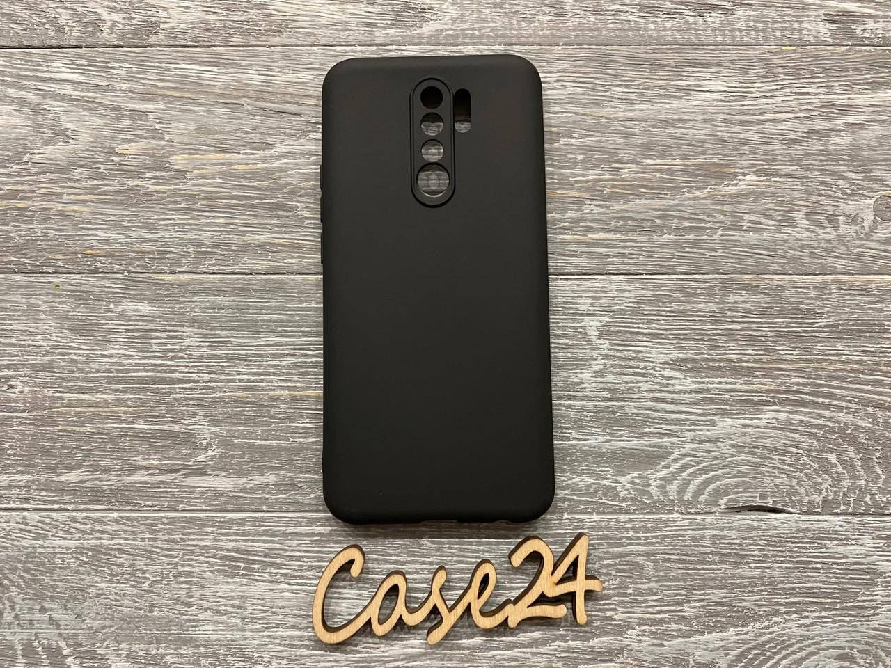 

Чехол матовый черный на Xiaomi Redmi 9