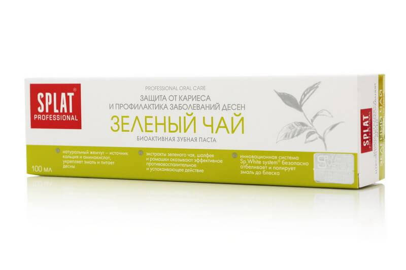 

Зубная паста Splat Professional Зеленый чай, 100 мл