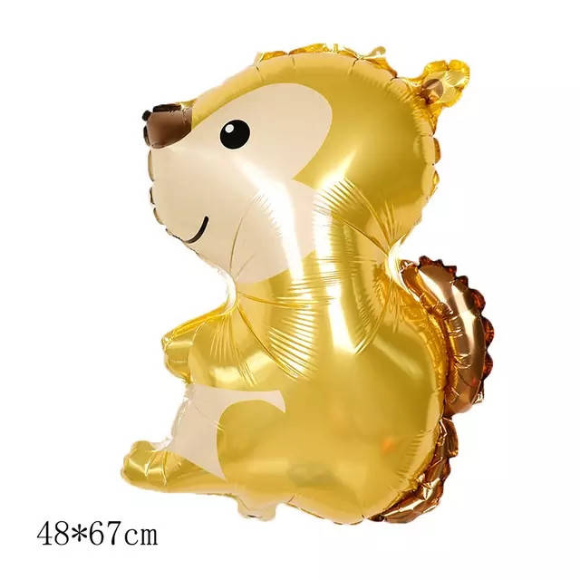 

Фольгированный шар фигура Белка 49×67 см, Желтый