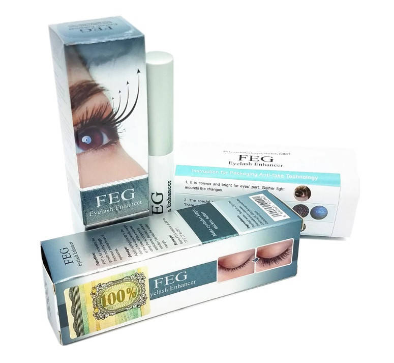 

Feg для ресниц ОРИГИНАЛ с голограммой Eyelash Enhancer