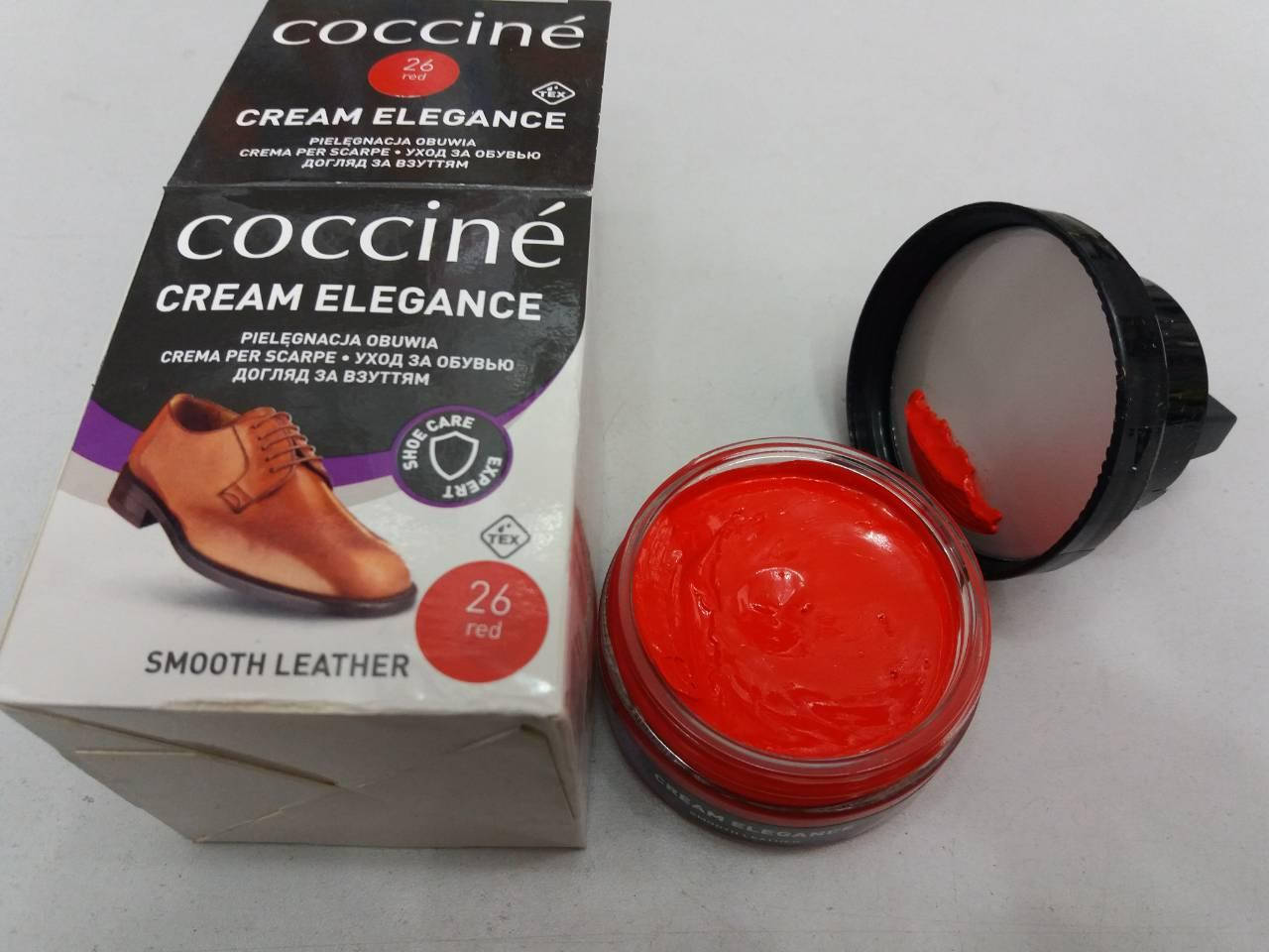 

Крем для обуви красный Сoccine