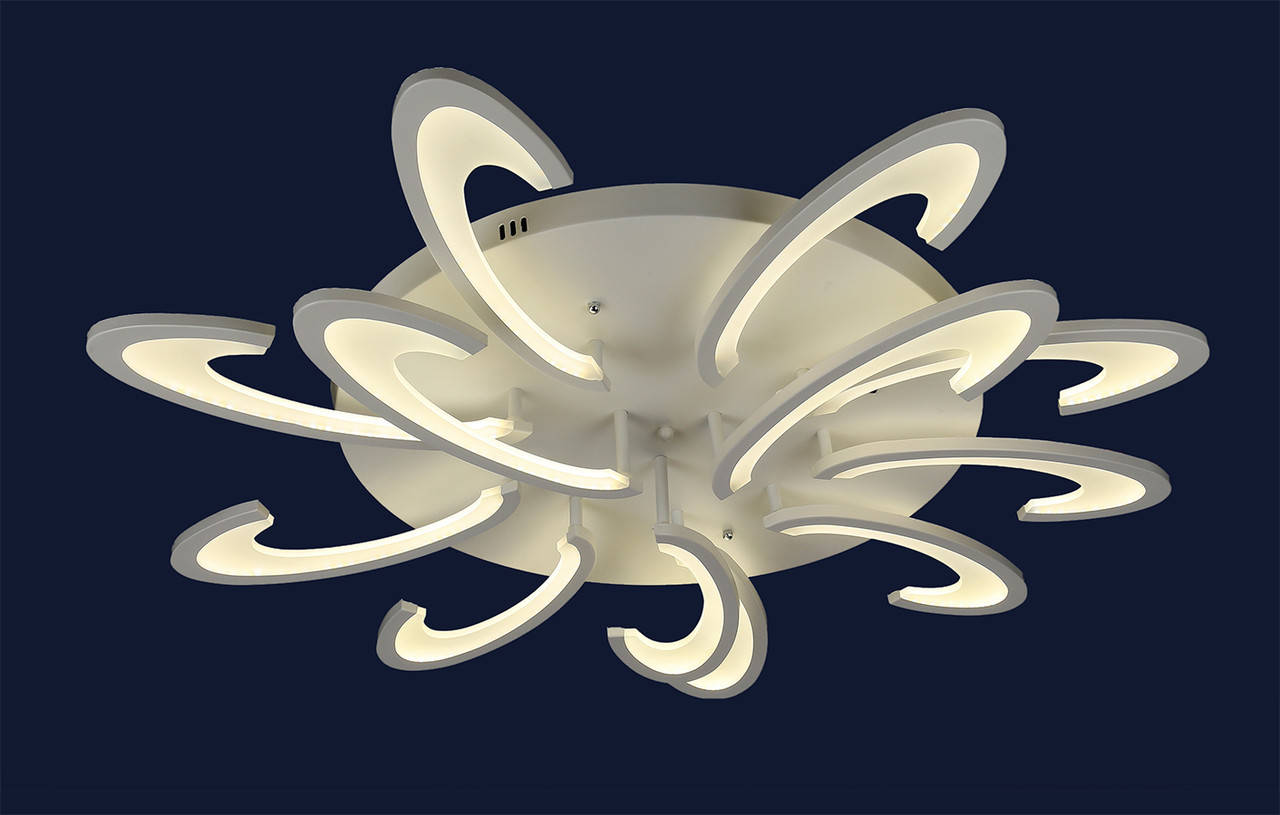 

Светодиодная люстра 144w с пультом и тремя режимами освещения Levistella 755MX10014-9+3 WH LED, Белый